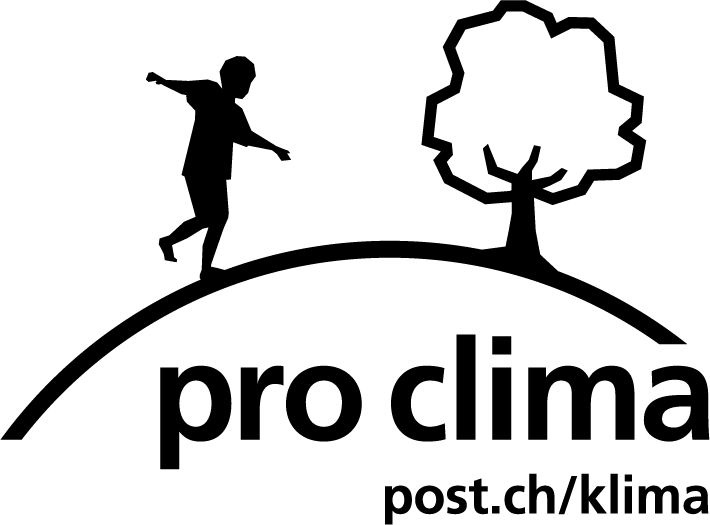 proclima-ohne-Versand-Schwarz-de pro clima Label der Schweizerischen Post
